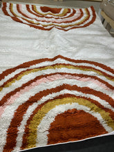 Load image into Gallery viewer, 6&#39; 7&quot; x 9&#39; Rust Michelle Shag Sunsets Area Rug