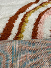 Load image into Gallery viewer, 6&#39; 7&quot; x 9&#39; Rust Michelle Shag Sunsets Area Rug