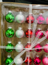 Load image into Gallery viewer, 25 Mini Glass Ornaments
