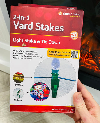 2-in-1 Yard Stakes