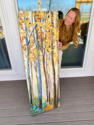 Standing Tall IV By Allison Pearce 60” Graphic Art Print on Wrapped Canvas