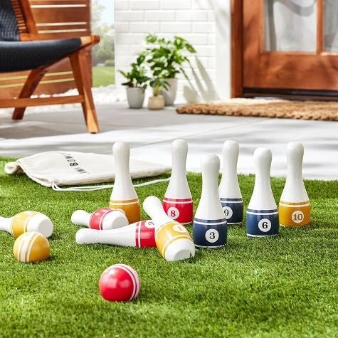 Wood Lawn Bowling Set 12pc with Bag - Hearth & Hand™ with Magnolia