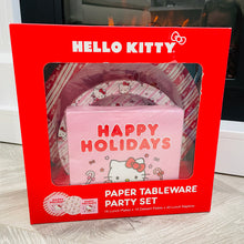 Load image into Gallery viewer, Hello Kitty Paper Tableware Party Set Red