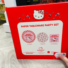 Load image into Gallery viewer, Hello Kitty Paper Tableware Party Set Red