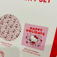 Load image into Gallery viewer, Hello Kitty Paper Tableware Party Set Red