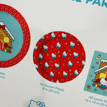 Load image into Gallery viewer, Hello Kitty Paper Tableware Party Set Turquoise