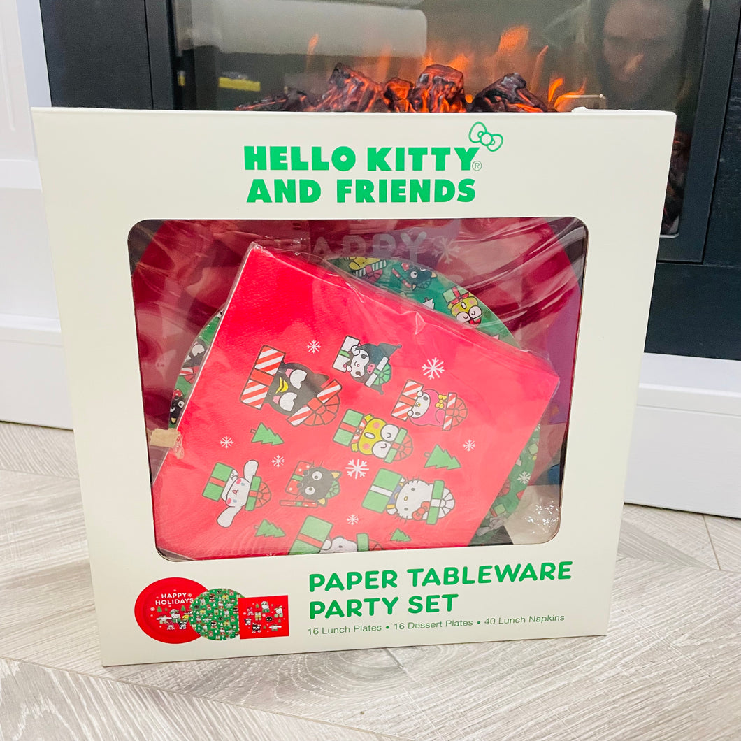 Hello Kitty Paper Tableware Party Set White