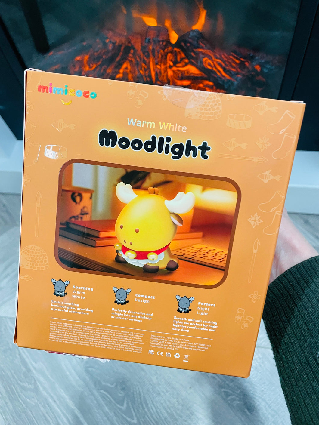 Mimicoco Moodlight Santa Reindeer