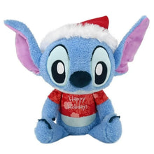 Load image into Gallery viewer, Disney Baby Christmas Stitch With Santa Hat Crinkle Plush