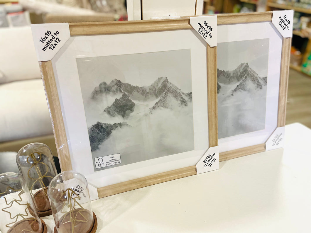 Set of 2  TARGET Wedge Poster Frame Natural - Threshold: Style