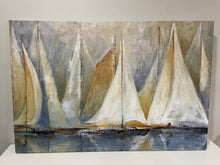 Load image into Gallery viewer, 4’ Sailing Ship modern Abstract Canvas wall art