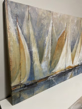 Load image into Gallery viewer, 4’ Sailing Ship modern Abstract Canvas wall art