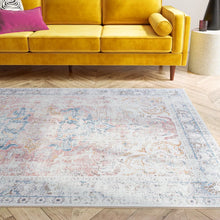 Load image into Gallery viewer, 7&#39;7&quot; x 9&#39;6&quot; Quinn Oriental Flatweave Machine Washable Polyester Performance Rug