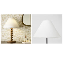 Load image into Gallery viewer, SET OF 2 Taper Linen Lamp Shades White - Threshold™ designed with Studio McGee