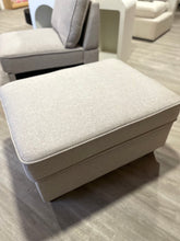 Load image into Gallery viewer, Devion Furniture Armless Chair and Ottoman Set, Light Grey