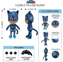 Load image into Gallery viewer, PJ Masks Kids Catboy Bedding Plush Cuddle and Decorative Pillow Buddy, Blue, Hasbro