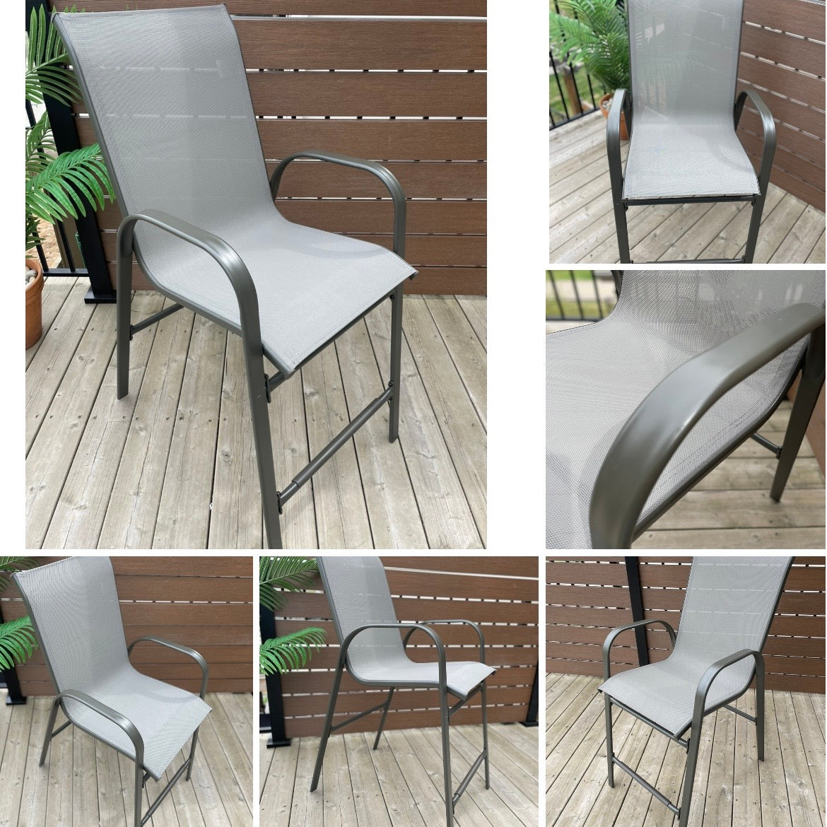 2 pk Patio Counter Height Stools Outdoor Furniture - Room Essentials™