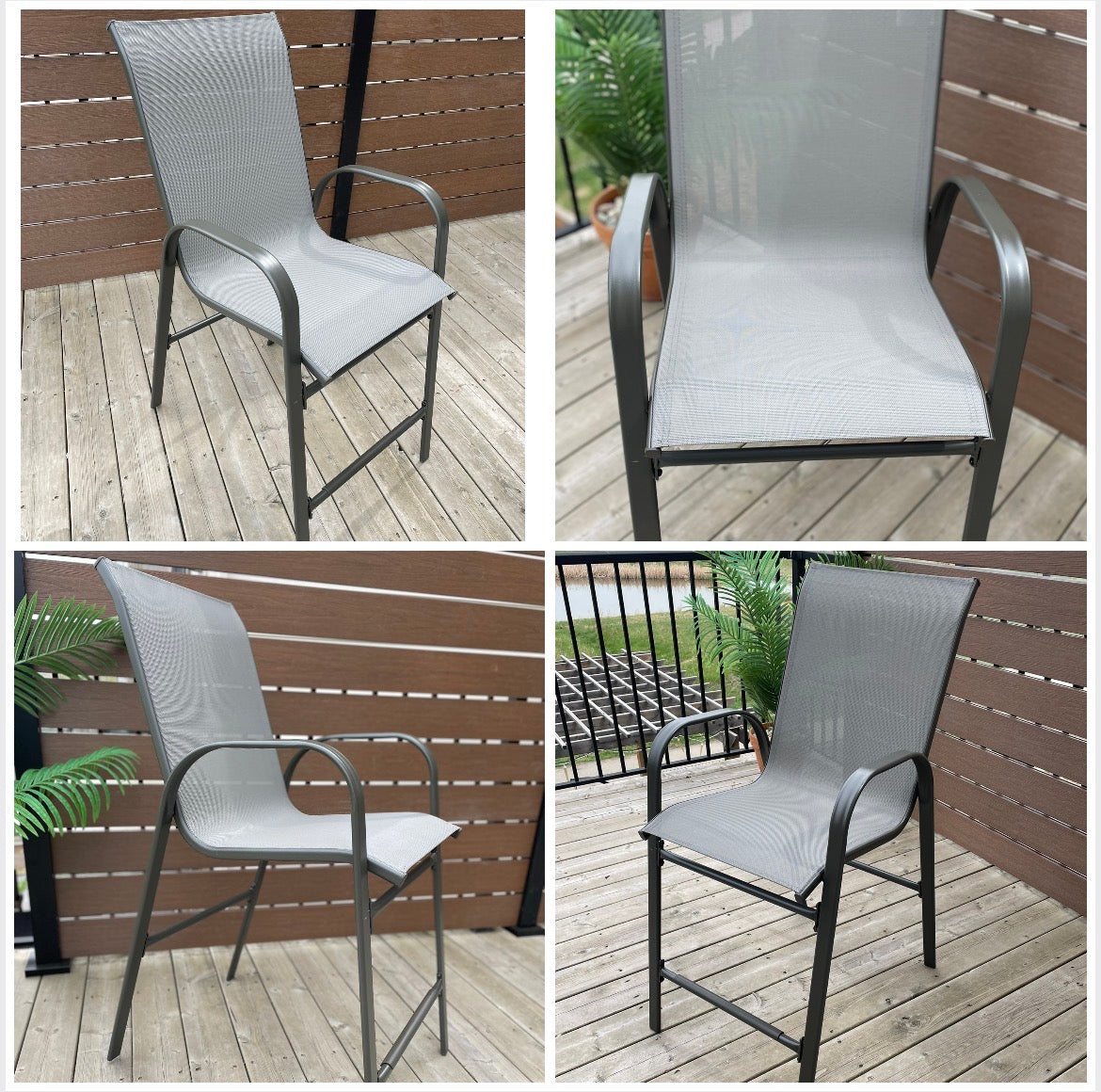2 pk Patio Counter Height Stools Outdoor Furniture - Room Essentials™