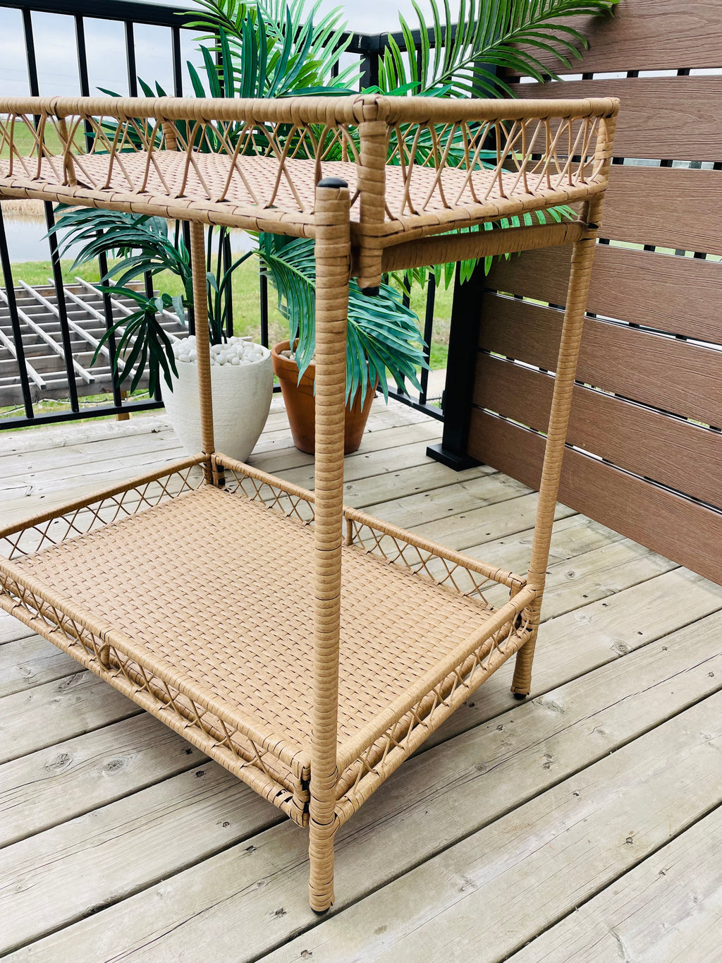 Threshold™ Outdoor/Indoor Bar Cart Server - Natural