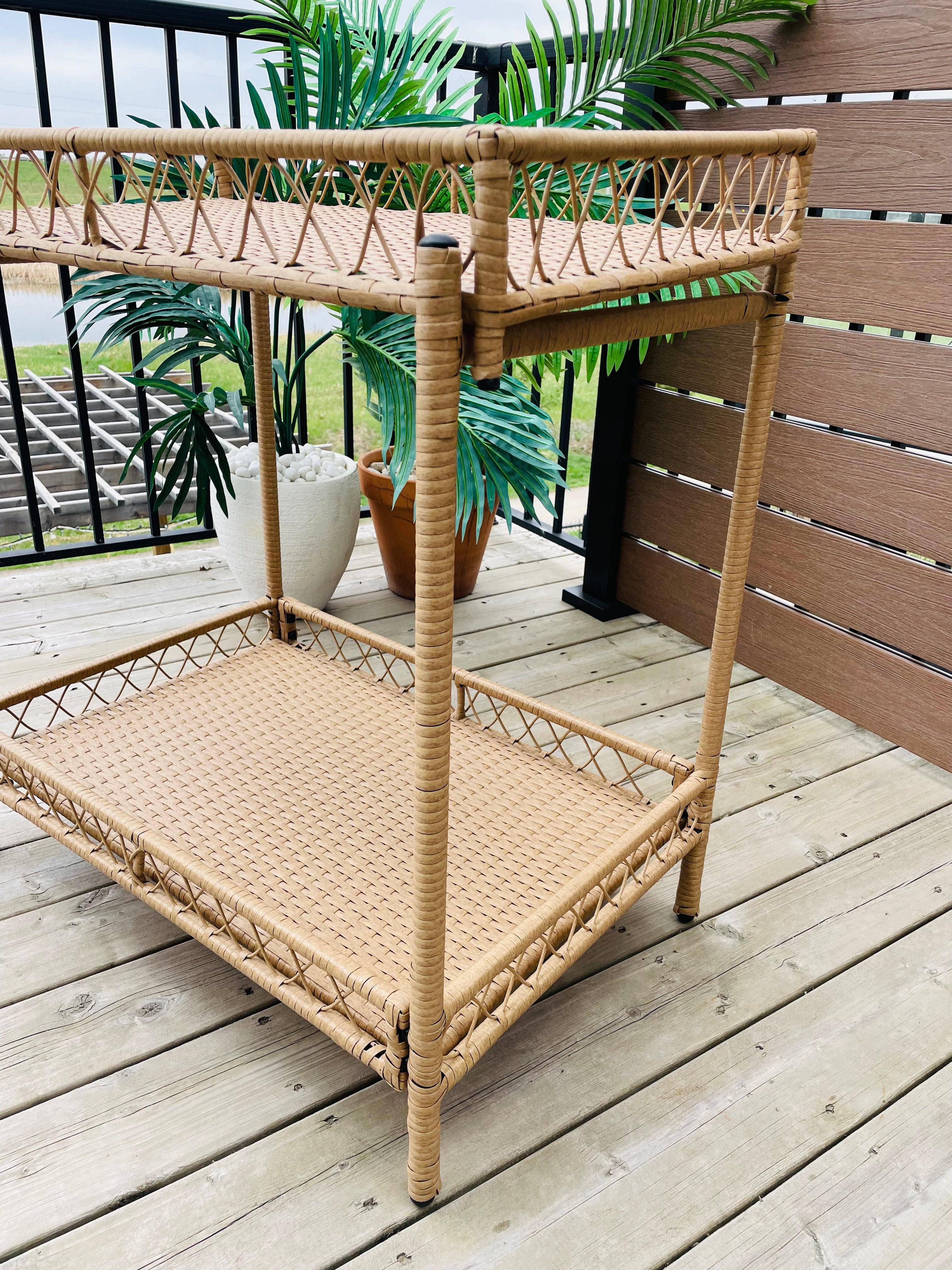 Threshold™ Outdoor/Indoor Bar Cart Server - Natural