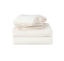 Load image into Gallery viewer, KING 6 PC Berkshire Blankets VelvetSoft Solid Sheet Set with Extra Satin Cases - IVORY