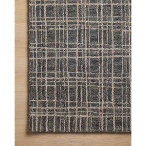 8'6" x 11'6" Chris Loves Julia x Loloi Polly Graphite / Pebble Area Rug **SHIPPING UNAVAILABLE**