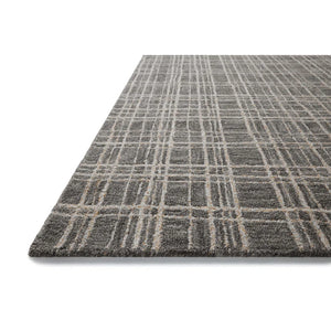 8'6" x 11'6" Chris Loves Julia x Loloi Polly Graphite / Pebble Area Rug **SHIPPING UNAVAILABLE**