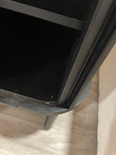 Load image into Gallery viewer, Tambour End Table/Nightstand, Black