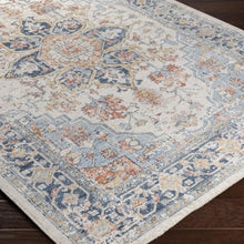 Load image into Gallery viewer, 7'10" x 10' Huntington Beach Grey/Multi Traditional Indoor Area Rug