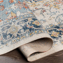 Load image into Gallery viewer, 7'10" x 10' Huntington Beach Grey/Multi Traditional Indoor Area Rug