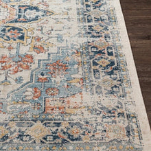 Load image into Gallery viewer, 7'10" x 10' Huntington Beach Grey/Multi Traditional Indoor Area Rug