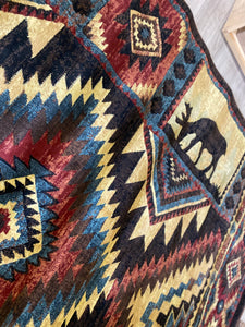 7'10" X 10'5" Southwestern Rustic Area Rug