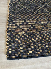 Load image into Gallery viewer, 6&#39; x 9&#39; Hand Woven Jute/Cotton Rug Natural/Black