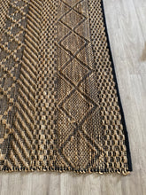 Load image into Gallery viewer, 6&#39; x 9&#39; Hand Woven Jute/Cotton Rug Natural/Black