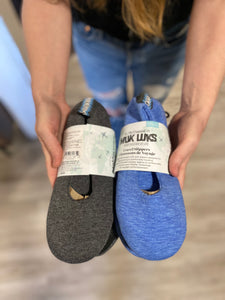 Muk Luks Soft Sole Ballerina Slippers with Travel Bag (2-pack)