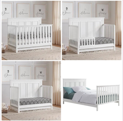 4 In 1 Convertible Crib OxfordBaby Bennett