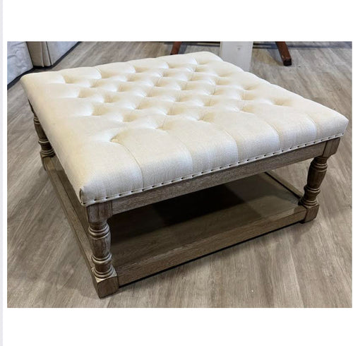 Bargman Floor Shelf Coffee Table with Storage