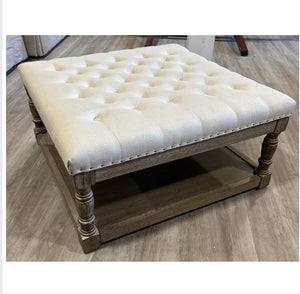 Bargman Floor Shelf Coffee Table with Storage