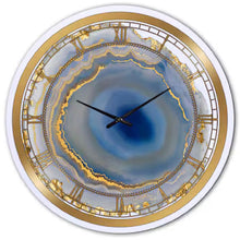 Load image into Gallery viewer, 27" Farber Golden Water Agate - Oversized Fashion Wall Clock
