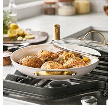 Load image into Gallery viewer, GREENPAN RESERVE 12&quot; COVERED FRY PAN TAUPE