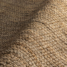 Load image into Gallery viewer, 9’ 4” x 12’ 8” Natural Chunky Jute Tasseled Area Rug