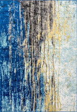 Load image into Gallery viewer, 10&#39; x 13&#39; Blue Serene Waterfall Area Rug