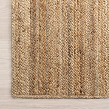 Load image into Gallery viewer, 9&#39; x 12’4” Natural Jute Braided Area Rug