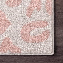 Load image into Gallery viewer, 9&#39; x 12&#39; Baby Pink Coraline Leopard Printed Area Rug