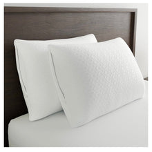 Load image into Gallery viewer, AllerEase Platinum Allergy Defense Particles Proof Temperature Balancing Luxurious Plush Fabric Machine Washable Bedbug Bite Proof Durable Zippered Pillow Protector KING