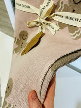 Load image into Gallery viewer, 100% Cotton Gingerbread Baby Blanket