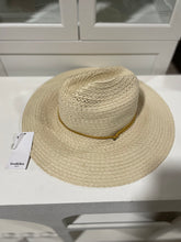 Load image into Gallery viewer, Men's Lifeguard Straw Hat - Goodfellow &amp; Co™ Cream L/XL: Woven Panama, Reinforced Stitching