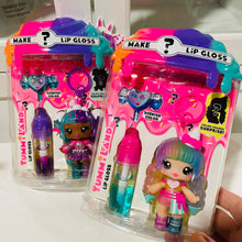 Load image into Gallery viewer, Set of 2 Yummiland Lip Gloss Dolls: Mystery  Color Change - Stephie &amp; Carly
