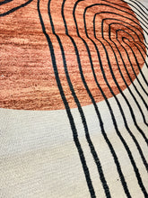 Load image into Gallery viewer, 7’3” x 9’ Burnt Orange Carlotta Washable Desert Sunset Area Rug
