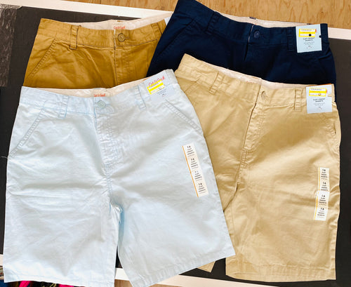 Cat & Jack Size 16 Flat-Front Adjustable Shorts (SET OF 4)